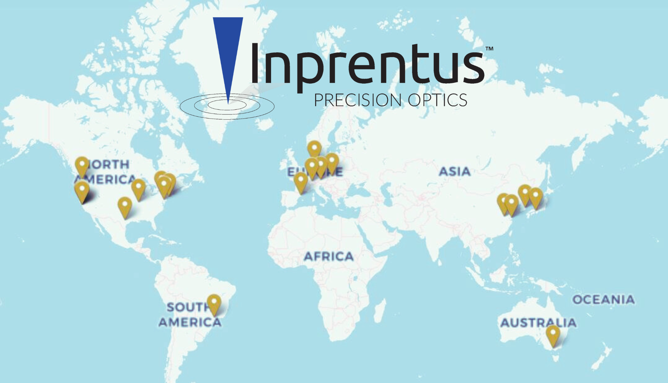 Inprentus has customers on 5 continents